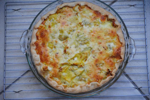 Tortino di carciofi e formaggi