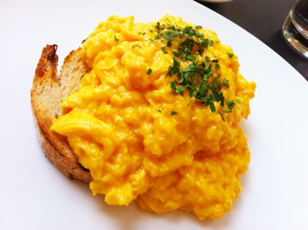 Uova strapazzate alla zucca