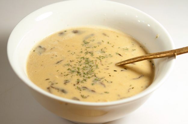 vellutata di funghi