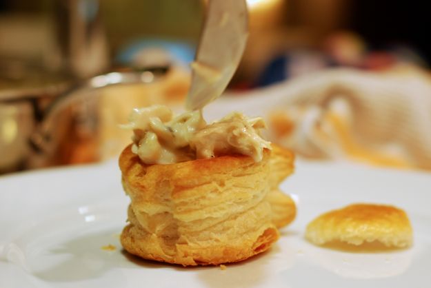 vol au vent formaggio pere