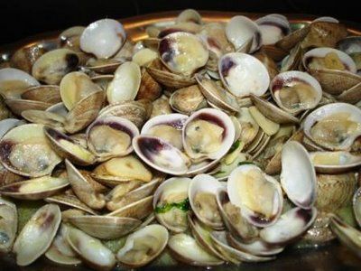 vongole per la minestra con farro