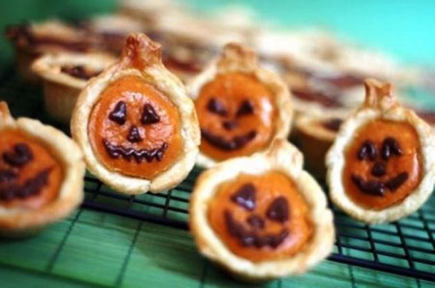 Zucche dolci di pasta sfoglia