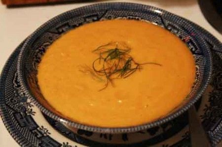 Zuppa di carote e finocchio