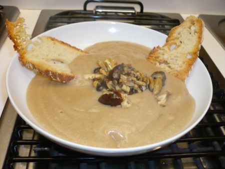 Zuppa di castagne al rosmarino