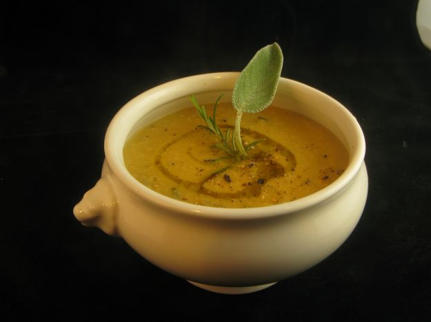 zuppa di ceci alla salvia