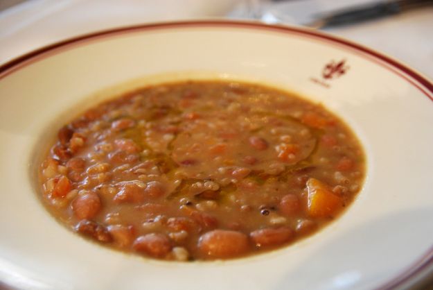 Zuppa di farro e lenticchie