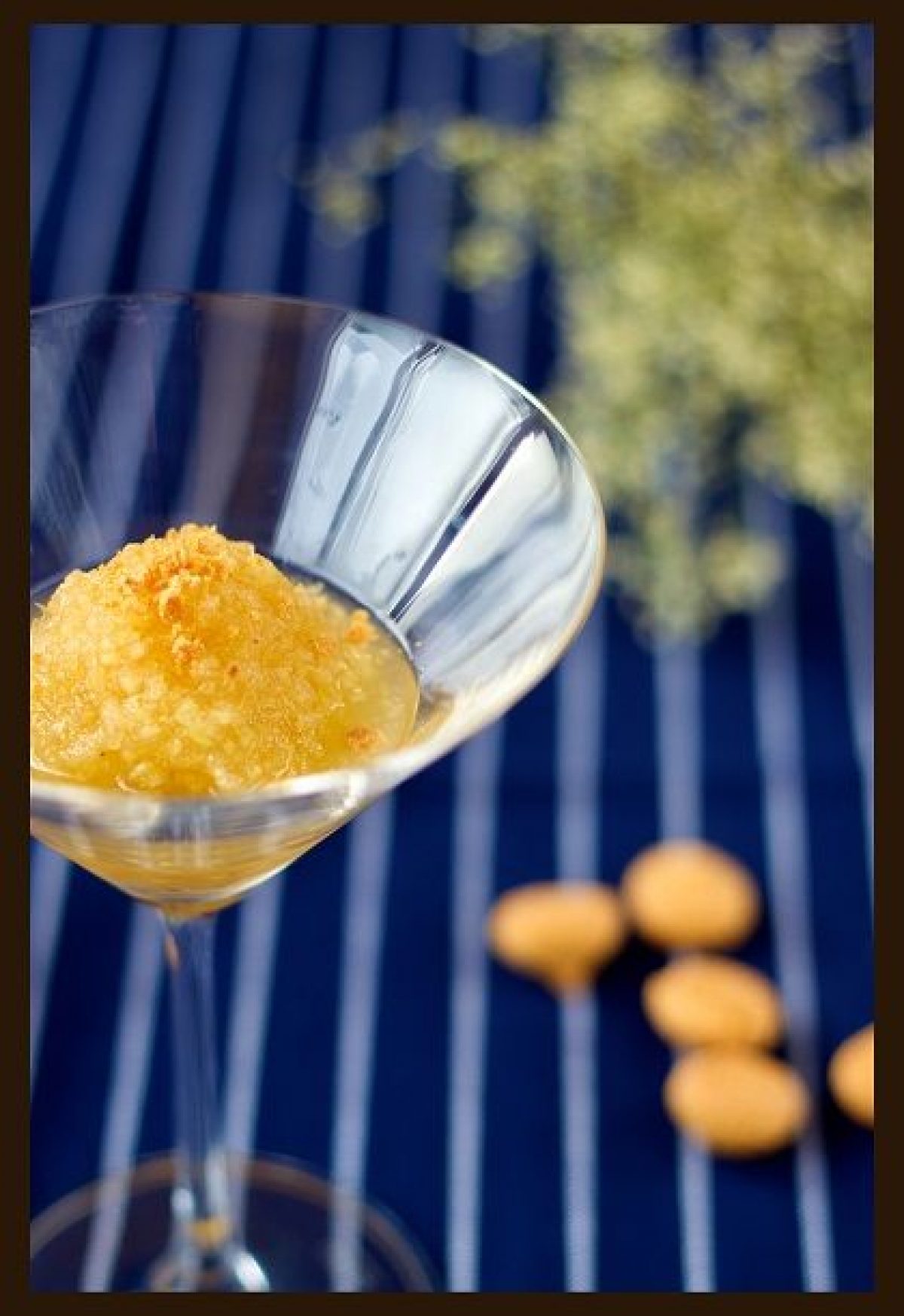 Sorbetto di mela e amaretti