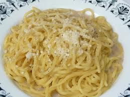 spaghetti cognac e burro