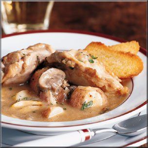 Spezzatino di pollo e maiale