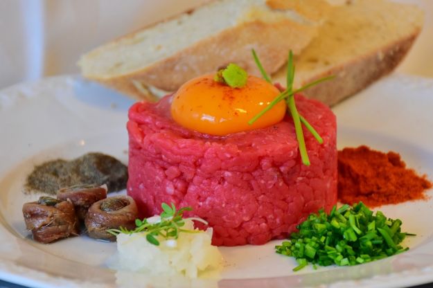 tartare manzo caprino