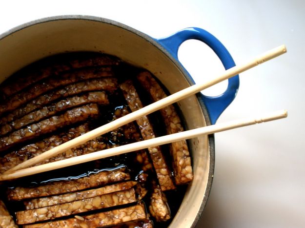 Tempeh in salsa di soia