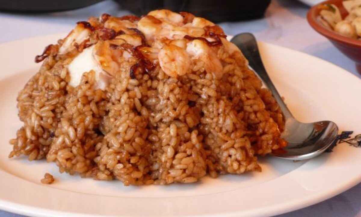Timballo di riso e pesce