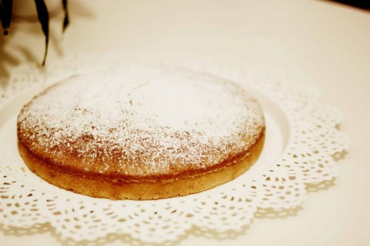 Torta con farina di mais senza burro
