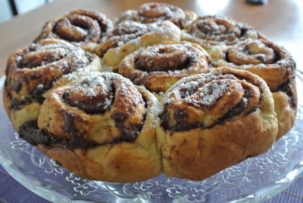 Torta o tortine pere e Nutella