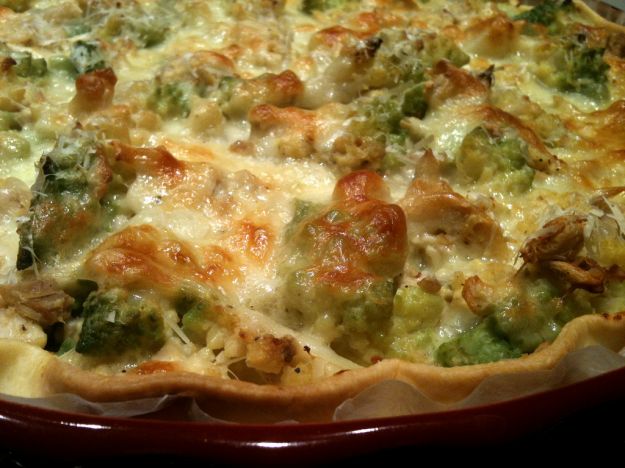 torta salata con i broccoli
