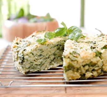 Torta di riso e spinaci