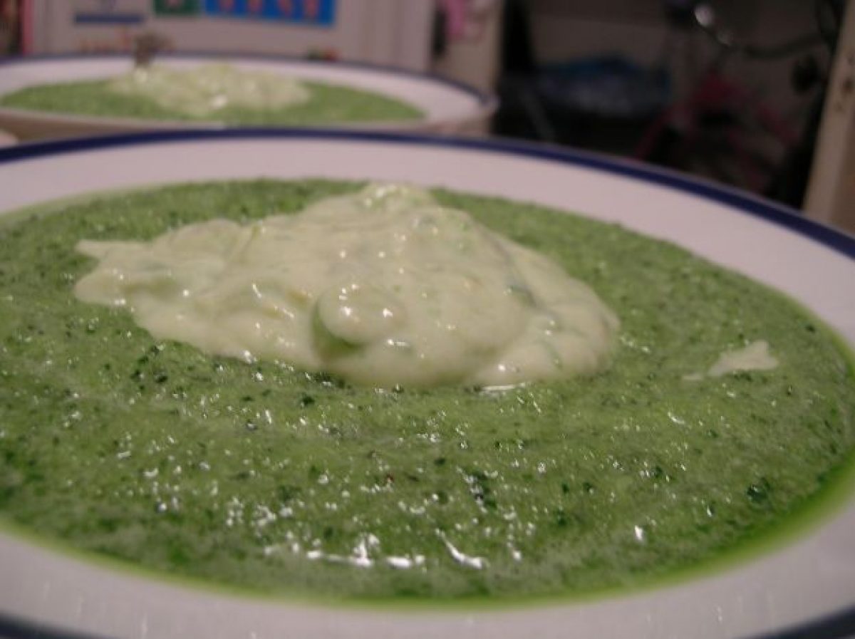 Vellutata di cetrioli e avocado