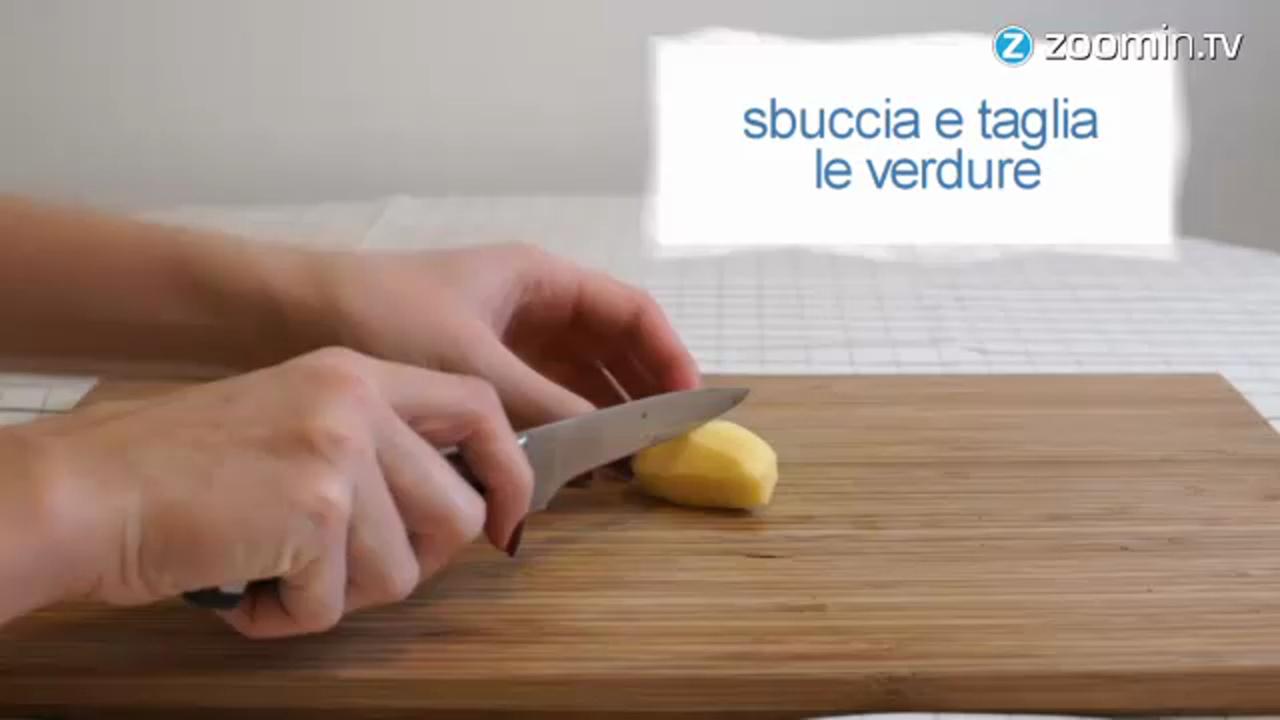 Videoricetta del purè di verdure per i bambini