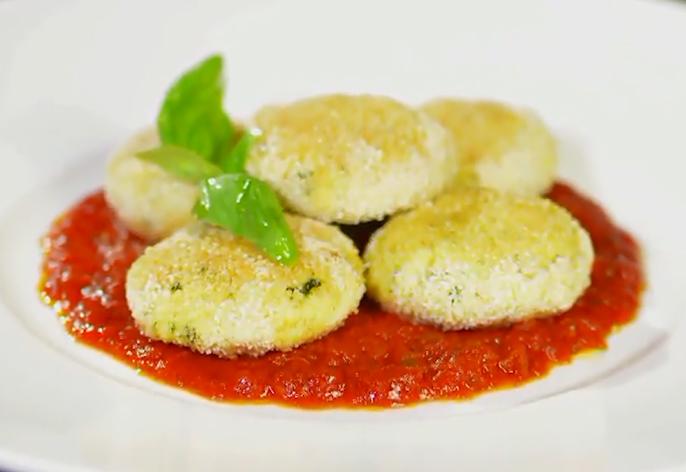 Polpette di ricotta, in un minuto