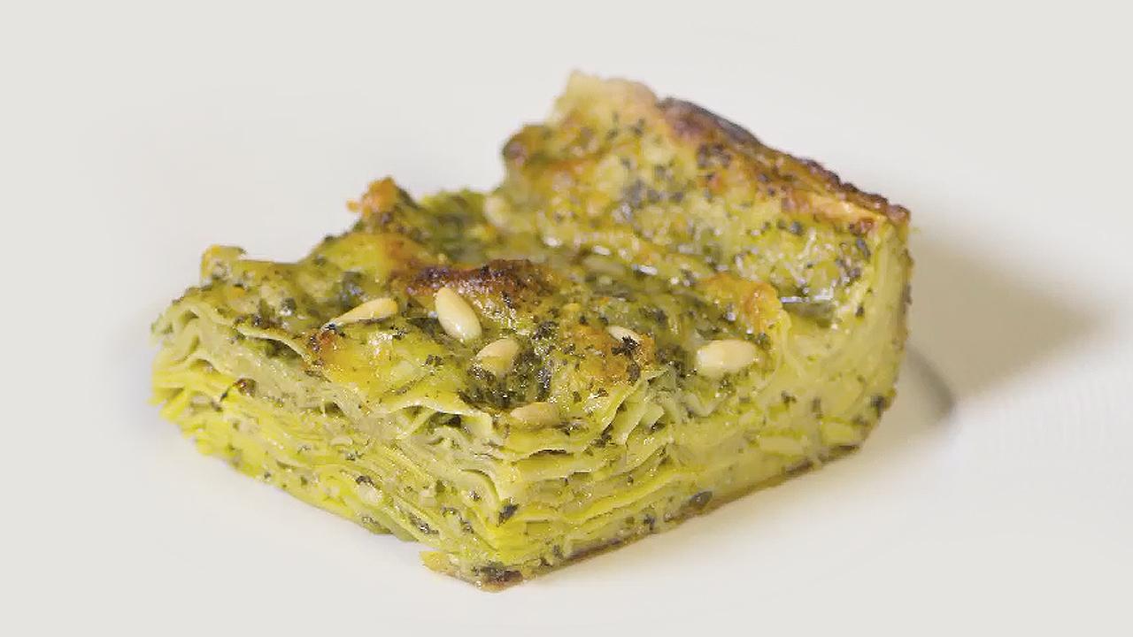 Videoricetta delle lasagne al pesto