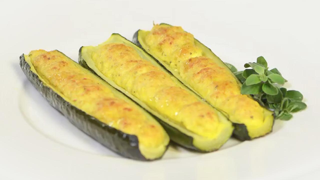 Videoricetta delle zucchine ripiene vegetariane