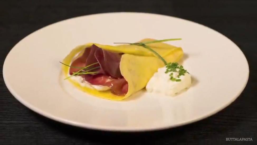 Videoricetta delle crepes salate