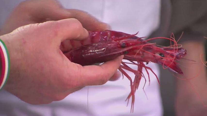 Lo Chef e i gamberi rossi imperiali