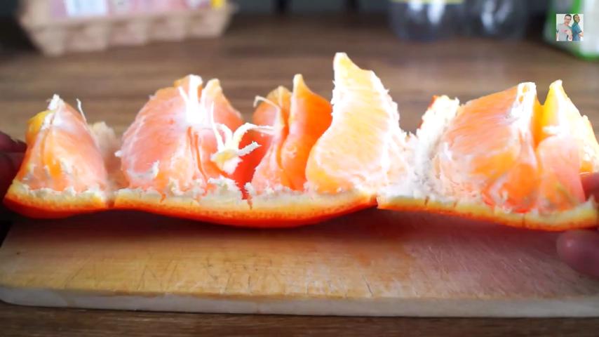 30 secondi per avere gli spicchi puliti!