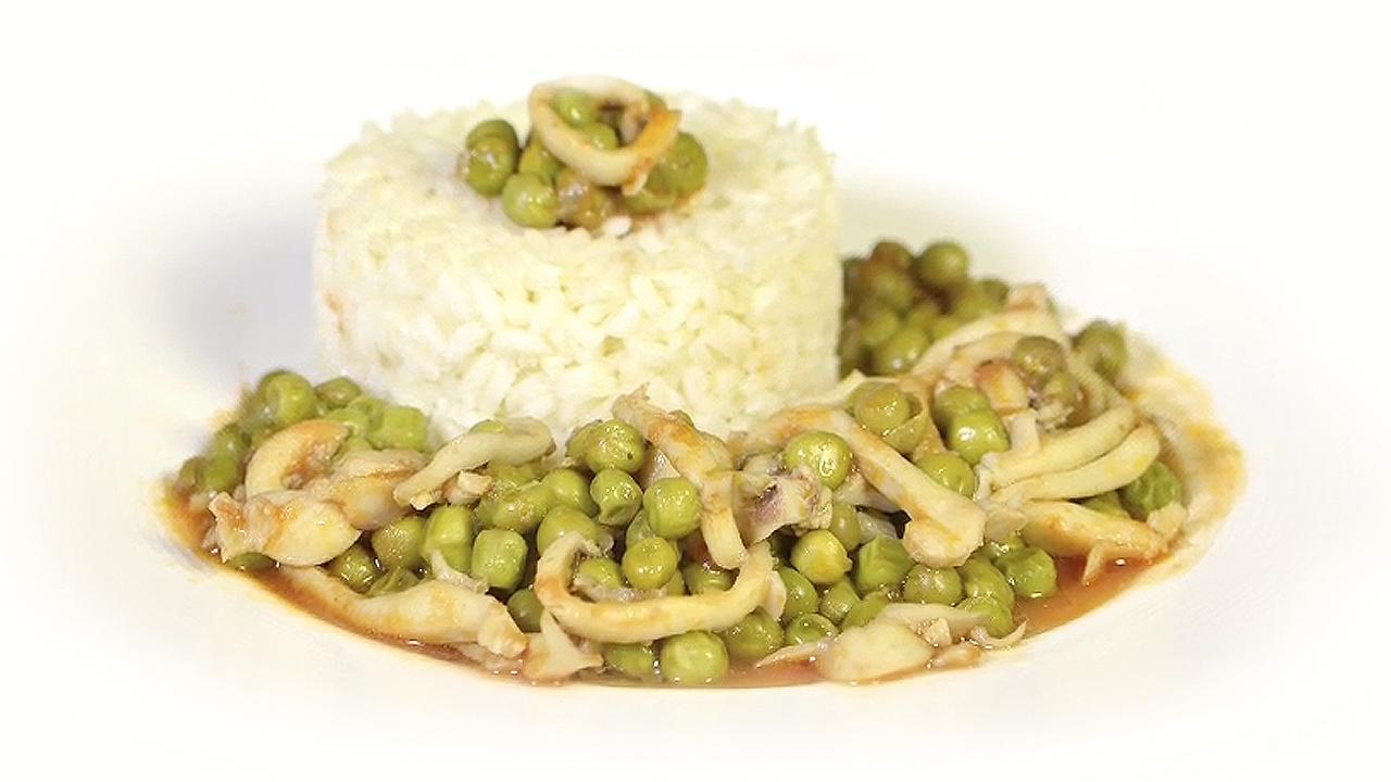 Videoricetta delle seppie con piselli