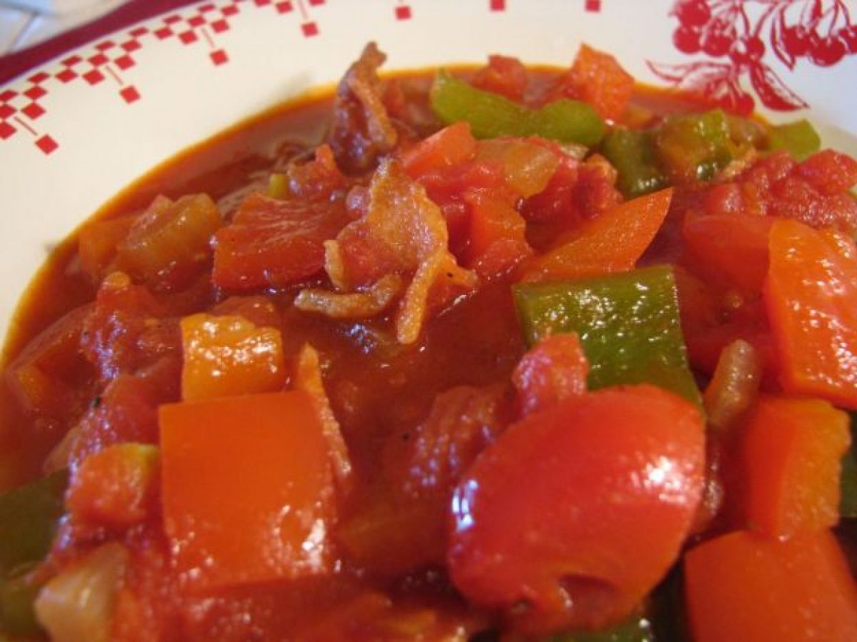 Vitello in agrodolce con peperoni