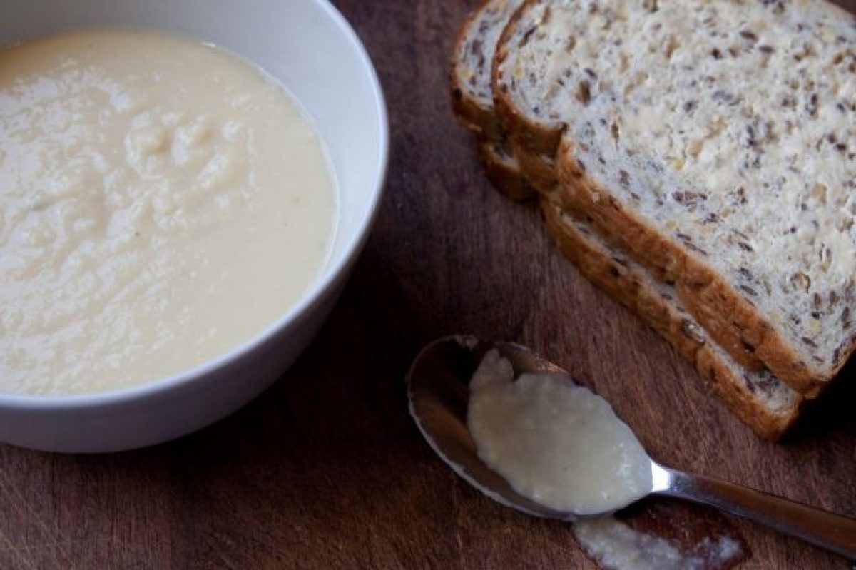 Zuppa di cavolo e mele