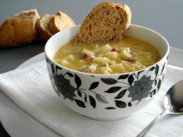 zuppa di verze con la provola